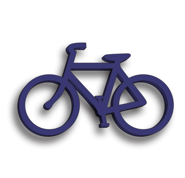 ÍMÃ BICICLETA AZUL