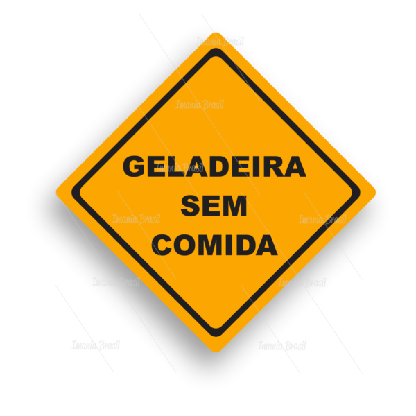 GELADEIRA SEM COMIDA