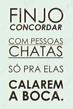 PESSOAS CHATAS